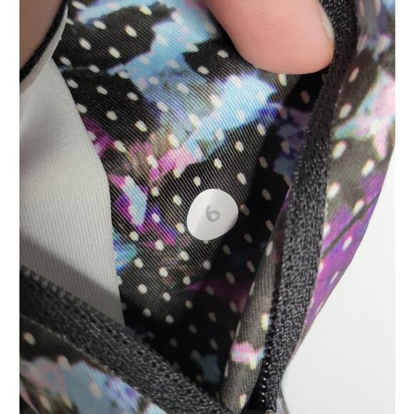 Lululemon Run: Top Speed Full-On Luxtreme Abstract Polka Dot Crop Leggings Sz 6 - Picture 5 of 9